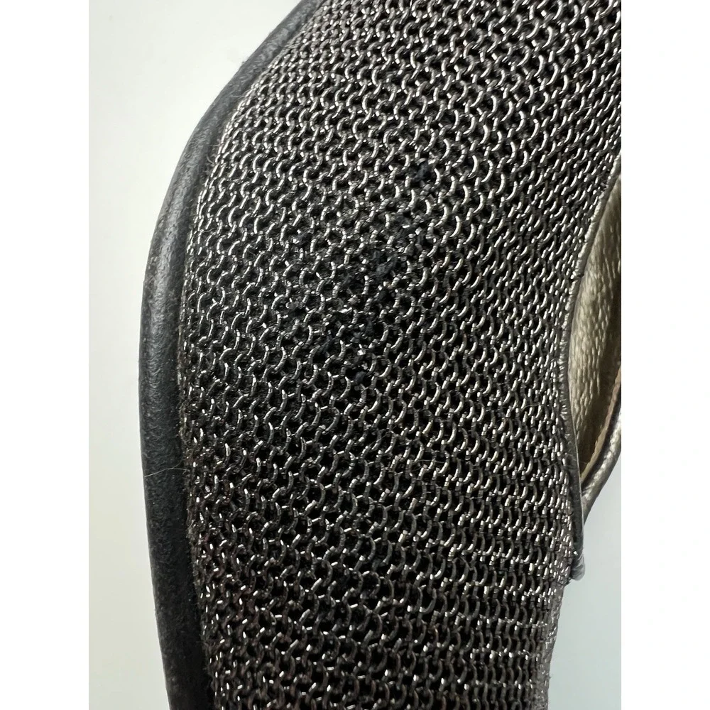 Prevata Made in Italy Women's Pewter/Black Metallic Pumps w/ 3